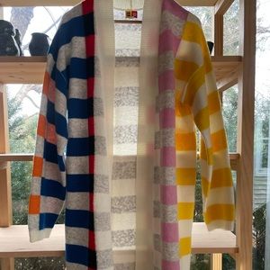 Long colorful Lego Cardigan. Never worn!